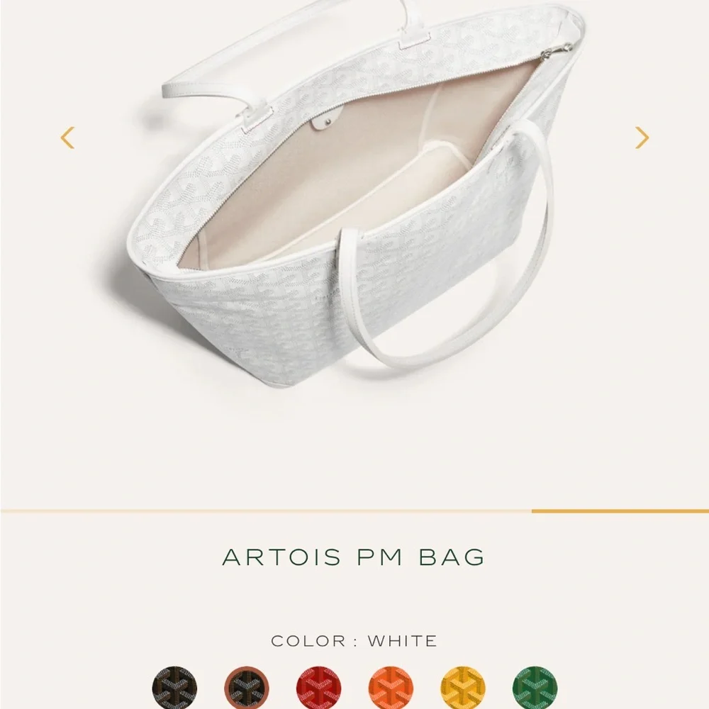 Goyard White/Off-White St.Artois Tote - Picture 3 of 16